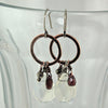 $36 - Copper Moonstone Earrings