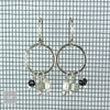 $33 - Silver Midnight Earrings