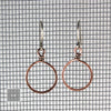 $19 - Twisted Copper Hoops - Small