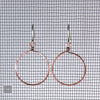 $25 - Twisted Copper Hoops - Large