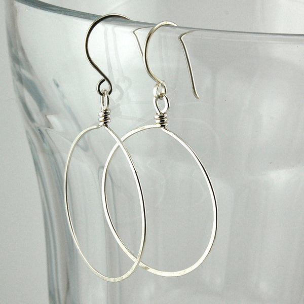 $25 - Simply Twisted Hoops - Silver - Large
