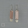 $33 - Copper Abstract Earrings