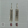 $36 - Garnet Steeple Earrings