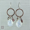 $36 - Copper Moonstone Earrings