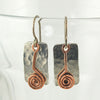 $33 - Hammered Swirl Earrings