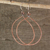 $22 - $31 - Copper Tear Drop Earrings